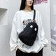 thumbnail image 3 of Bolsa de hombro de moda cruzados pequeños de cuero de fantasma de diablo divertido (Negro A) Likrtyny Para Estrenar, 3 of 9