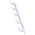 thumbnail image 3 of Wall Mounted Coat Rack, White Wear Resistant Wall Mounted Modern Coat Rack Space Aluminum Stylish  for Living Room, 3 of 7