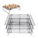 thumbnail image 5 of Rejillas De Enfriamiento De 13 Pulgadas, Patas Plegables Hierro Antiadherente Rejilla Para Asar De 3 Niveles Bordes Lisos Resistentes Al óxido Para Refrigerios Para Pasteles, 5 of 8