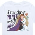 thumbnail image 3 of Disney Frozen 2 - Friendship Never Melts Away - Toddler & Youth Short Sleeve Graphic T-Shirt, 3 of 5