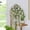 White#2742, variant on Artificial Violet Flower Wall Hanging with Greenery, Silk Rattan Basket Garland for Home Wall and Ceiling Decoration, 76cm Faux Floral Decor