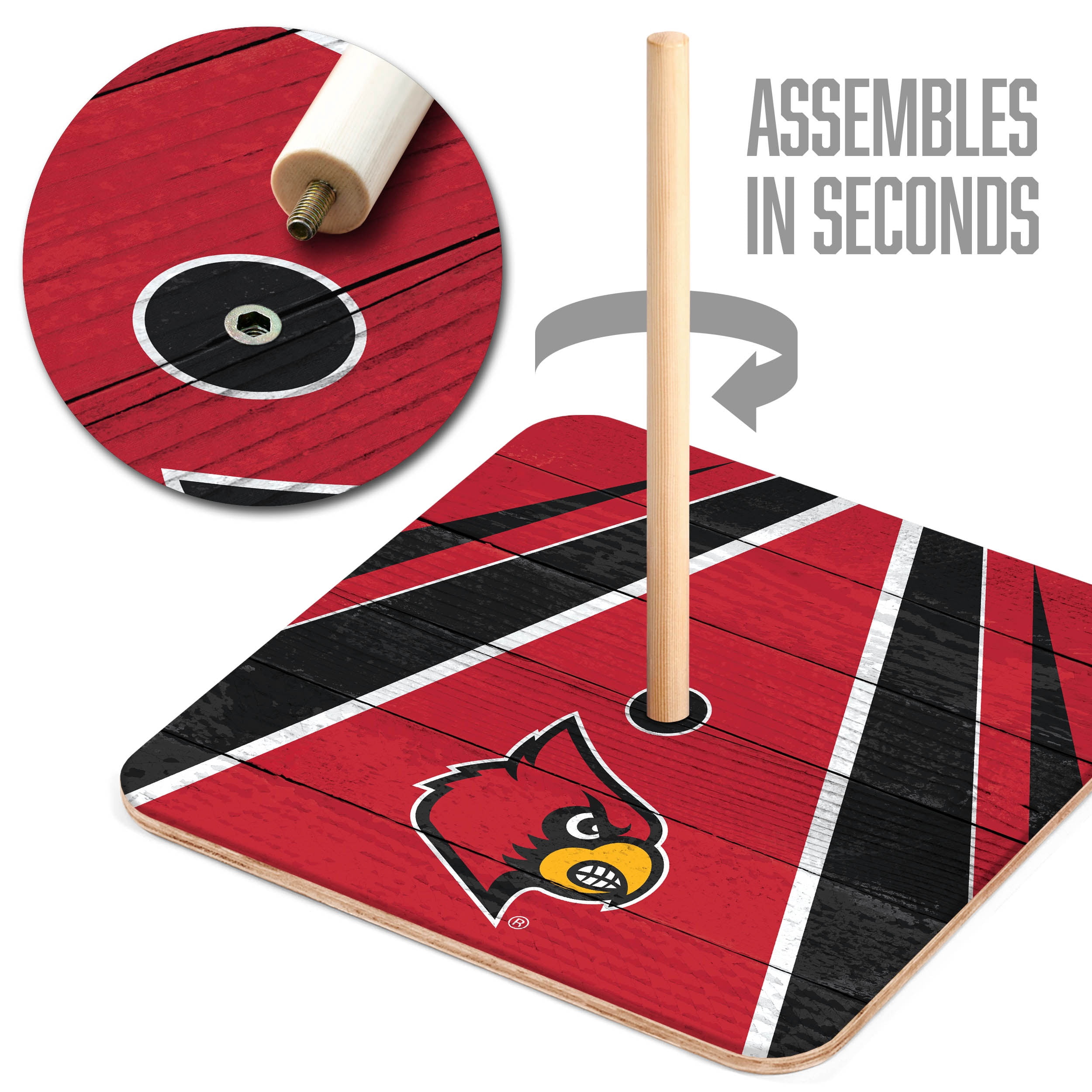 YouTheFan NCAA Louisville Cardinals HorseShoe Bags