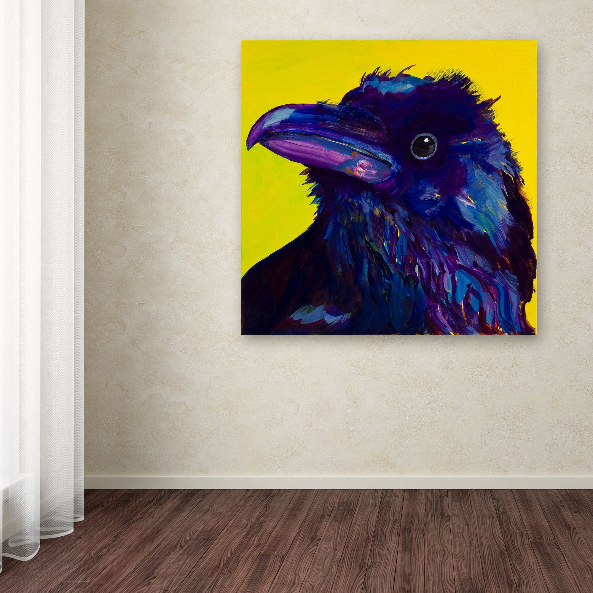 Trademark Fine Art 'Corvus' Canvas Art by Pat Saunders-White