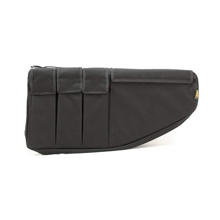 Short Barelled Rifle Case (26-Inch), Three covered pockets will hold six 9 mm/.40S&W/.45 ACP magazines or three single 20 or 30 round AR magazines By US PeaceKeeper