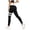 Black-G, variant on idosla Women Yoga Pants Color Blocking Mesh Workout Running Leggings Tights (Dark Green-D, S)