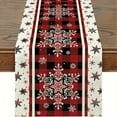 thumbnail image 6 of HongHeng Clearance Under $2.00 Christmas Tablecloth Christmas Red Table Flag Waterproofs Decoration TV Cabinet Cover Cloth Coffee Table Long Tablecloth Christmas Decoration Supplies, 6 of 6
