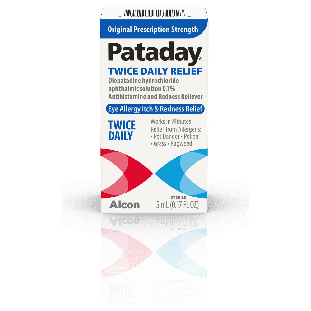 Pataday Twice Daily Eye Allergy Itch Relief Eye Drops 5 ml Walmart