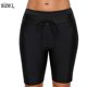 thumbnail image 2 of Pantalones cortos largos para mujer Pantalones cortos de baño de cintura alta con parte inferior sólida Jammer - Negro MFZFUKR BST3000258-3, 2 of 6