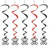Pirates Of The Caribbean Skull And Crossbones Whirls Hangers Decoration 5 Pack