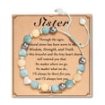 thumbnail image 1 of Pulsera tejida a mano con piedra natural, pulsera popular para hombres y mujeres, pulsera de cuentas, 1 of 6