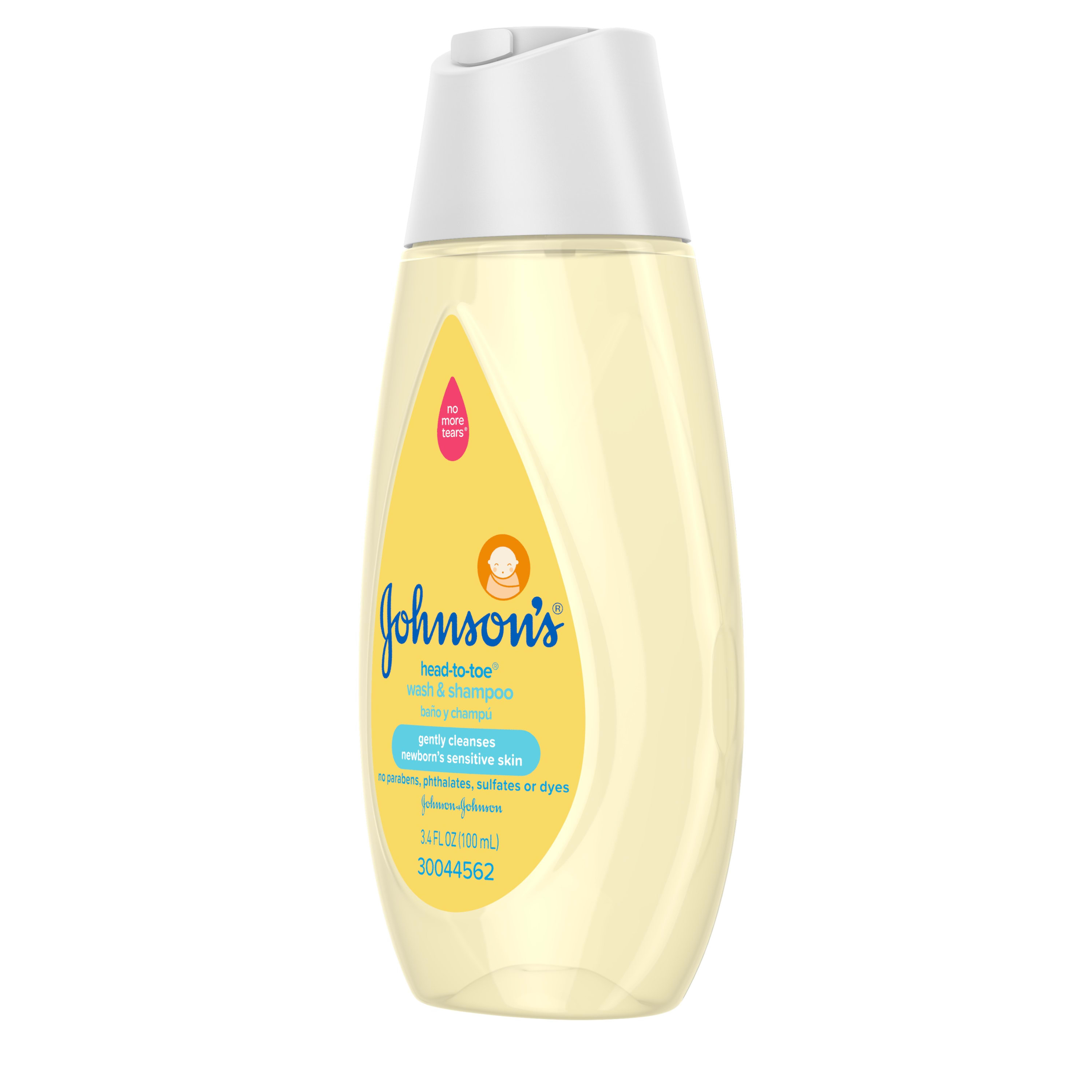 Johnson's Baby Head-To-Toe 2-in-1 Baby Wash & Shampoo, 3.4 fl. oz