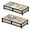 Black, variant on 2-Pack Bamboo Under Bed Storage Containers with Wheels, Under Bed Clothes Storage Basket with Large Dust Bag, Rolling UnderBed Storage for Bedroom, Dorm and Basement, Nature
