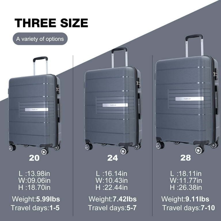 Safetravel luggage set 3 pieces sale