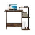 thumbnail image 5 of Furinno Efficient Home Laptop Notebook Computer Desk in Amber Pine/Black, 5 of 6