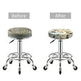 thumbnail image 3 of Uemuo Dogs Funny Pets Pattern Round Bar Stool Seat Covers Washable Stool Cushion Slipcover Elastic Bar Chair Covers-14 inch, 3 of 7