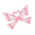 thumbnail image 4 of Disfraz decorativo cómodo para niñas, diseño de mariposa para cumpleaños Rosa, 4 of 9