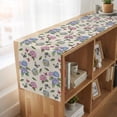 thumbnail image 6 of Pink Blue Hydrangea 36 Inch Table Runner, Spring Summer Botanical Flowers Farmhouse Dresser Scarf Cotton & Linen Tablerunner for Dining/Kitchen Island/Holiday Party Décor Small 13" x 36", 6 of 9
