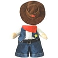 thumbnail image 4 of Disfraz de vaquero para perro con sombrero Ropa para perros Disfraces para gatos y perros pequeños Namotu CZCW-ZC443-3, 4 of 7