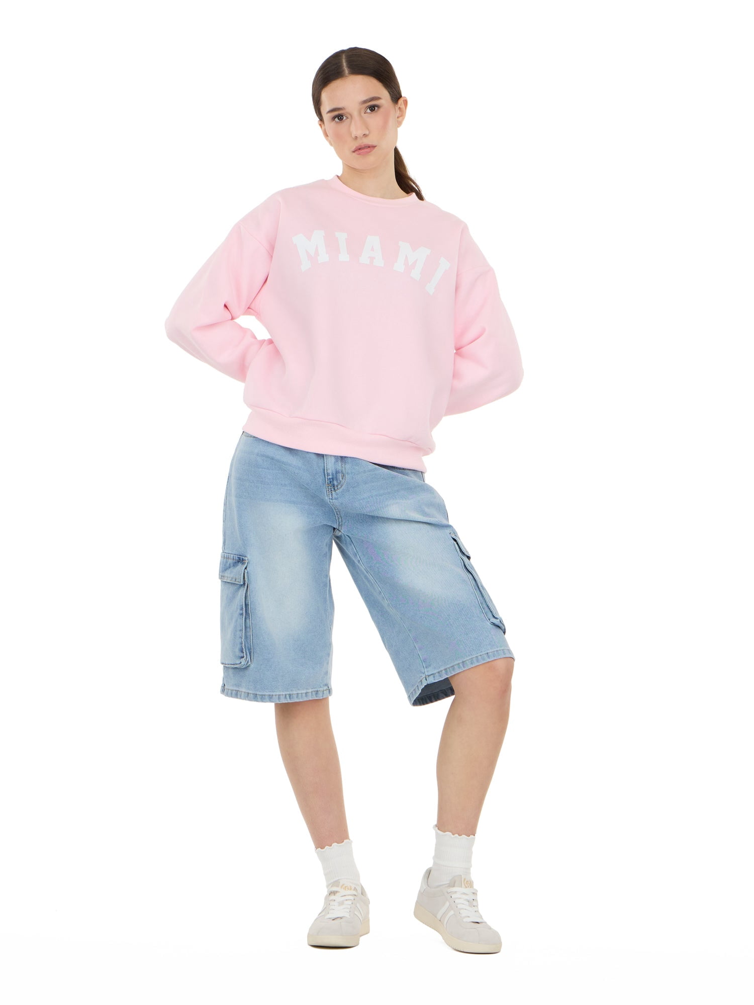 Forever 21 Women's and Women's Plus Destination Fleece Crewneck, Sizes XXS-4X