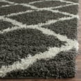 thumbnail image 6 of SAFAVIEH Dallas Logan Geometric Shag Area Rug, Dark Grey/Ivory, 8' x 10', 6 of 6