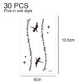thumbnail image 2 of 30 Sheets Temporary Tattoos For Women Girl Tattoo Temporary Fake Tatoo Adults Kids Kit Sticker, 2 of 5