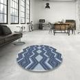 thumbnail image 3 of Ahgly Company Indoor Rectangle Patterned Blue Novelty Area Rugs, 5' x 7', 3 of 6