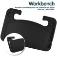 thumbnail image 7 of Zone Tech Multi-Functional Portable Car Laptop and Food Steering Wheel Tray - Black Table/Car Vehicle Seat Portable Mount Tray Laptop Notebook Table Eating Desk, 7 of 7