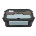thumbnail image 3 of Kids Lunch Container,  Bento Boxes PP Silicone Material 1100ml 2 Compartments  For School For  Office Blue,Pink,White, 3 of 8
