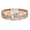 Khaki, variant on Gold Plated Multi-Layer Cross Leather Bracelet for Women, "BLESSED" Engraved CZ Cross Charm, Magnetic Clasp Stackable Christian Jewelry Gift