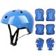 thumbnail image 5 of Conjunto de equipo de protección para niños, 7 Uds., casco para patín, codo, muñeca, rodillera para monopatín, ciclismo, patinaje y patinete, 5 of 5