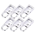 thumbnail image 2 of 6 piezas de tiradores de cremallera de repuesto para equipaje, extensión de cremallera para mochilas. Plata S, 2 of 9