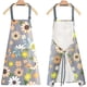 thumbnail image 4 of Women's Waterproof Kitchen Apron, 2 Pack Floral Aprons with Pockets, Adjustable Women's Aprons for Kitchen Cooking Chef, 4 of 5