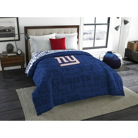 - NFL New York Giants Mascot Twin & Full Bedding Comforter Set, 1 Each