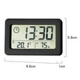 thumbnail image 2 of Electric Desktop Clock Electronic Alarm Digital Big LED Screen Clock Date Time Calendar Desk Watch Home Decorations, 2 of 5