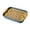 Blue, variant on Indoor Cat Litter Pan with Tall Sides ABS Construction Easy Clean Tray for Clumping Sand Control and Reduction 27X18.5X4cm