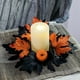 thumbnail image 5 of Xihbxyly Decoración de Calabaza con Hojas de Halloween, Vela de Mesa con Flores Artificiales, Guirnalda Exquisita, Decoración Festiva para Interiores y Exteriores, Decoración de Mesa para Bodas, 25 C, 5 of 7