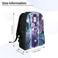 thumbnail image 4 of Demon Slayer Backpack For School Boys Girls Bookbag Lightweight School Bags Satchel Back Packsal, 4 of 5