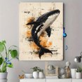 thumbnail image 4 of Qisvanset 12x16 Inch Jonah And Whale Canvas Wall Art, Biblical Sketch Art Boho Religious Gift Home Decor, 4 of 8