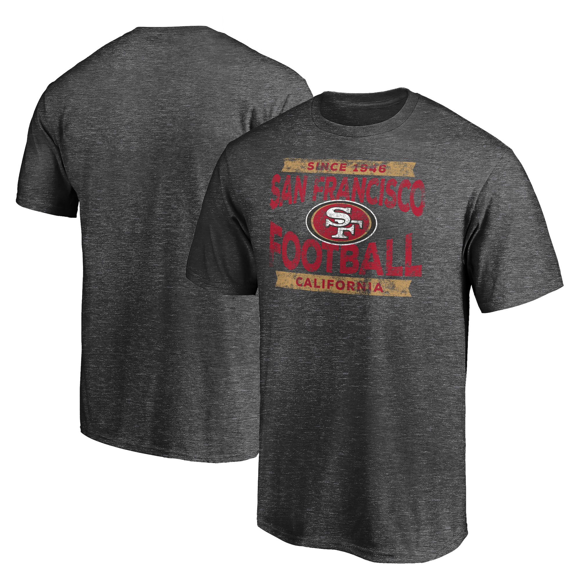 San Francisco 49ers Men's Outdoor T-shirts été décontracté manches courtes Tee Tops 