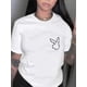 thumbnail image 1 of Chic Bunny Print Women's T-Shirt - Casual Crew Neck, Short Sleeve, Stretchy Cotton Blend, Machine Washable - Perfect for Summer & Casual Attire, 1 of 6