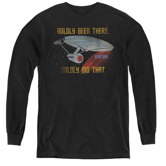 Star Trek - Boldly Did That - Youth Long Sleeve Shirt - X-Large