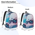 thumbnail image 3 of Naloa Vintage Camera Splash Art Canvas Backpack for Men Women Rucksack Casual Travel Daypack College Tote Satchel Bookbag for Teens-Medium, 3 of 7