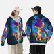 thumbnail image 4 of Fotbe Magic Mushrooms ,Fireflies Chaqueta con Protección Solar UPF 50+ para Hombre y Mujer, Camisa con Capucha y Bolsillos-Large, 4 of 7