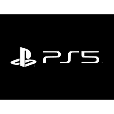 PlayStation 5 Logo Vinyl Decal - 6 Inch White