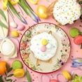 thumbnail image 4 of JarThenaAMCS 40Pcs Easter Paper Plates Vintage Bunny Rabbit Flower Disposable Plates Spring Floral Round Tableware Dinner Dessert Plates Easter Theme Plates for Appetizer Party Decor Supplies, 9 Inch, 4 of 7