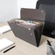 thumbnail image 4 of Carpeta acordeón de gran capacidad con 12 compartimentos, cierre de botón a presión, plástico impermeable, organizador de archivos con múltiples bolsillos para documentos A4, recibos y uso de oficina., 4 of 6