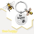 thumbnail image 3 of Lindo Feliz Llavero Anillo Acero Inoxidable Humor Regalo para Amigos Familia, 3 of 9