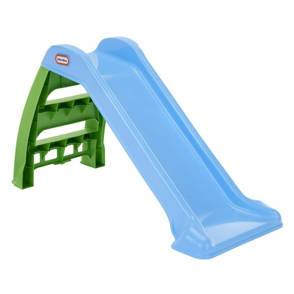 Premier toboggan de Little Tikes - Bleu/vert Se plie et se déplie