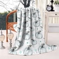 thumbnail image 2 of Fall Pumpkin Blanket,Comfortable Soft Lamb Wool Throw Blanket,All Season,Warm Lightweight Blankets for Sofa Bed Couch Living Room Chair,60"x80", 2 of 4