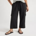thumbnail image 1 of CHOK Women’s Mid-Rise Pull-On Cargo Pants  27” Inseam  Sizes XS-XXL, 1 of 6